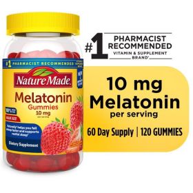 Nature Made Melatonin 10mg Per Serving Gummies; Dietary Supplement; 120 Count