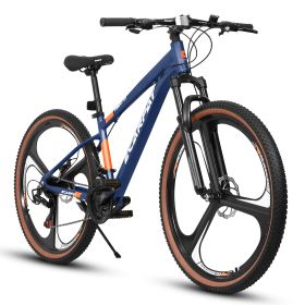 A27302M Ecarpat Mountain Bike 27.5 Inch Wheels, 21 Speed Road Bicycle with Dual Disc Brakes for Men and Women, Aluminum Frame Bicycles