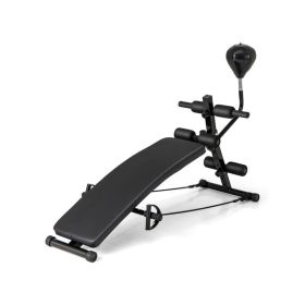 Adjustable Decline Sit Up Bench for Exercise for Home Gym