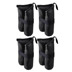 4pcs Weight Sand Bag, Black