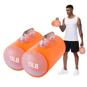 Water Filled Training Weights Set, Travel Weights, Adjustable Weights Dumbbells to 30 Lbs/Pair, for Strength Training