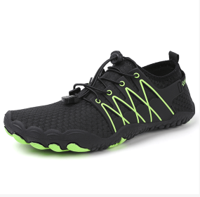 New couple fitness sneakers outdoor beach swimming shoes men's and women's outdoor fitness shoes (Color: Black, size: 38)