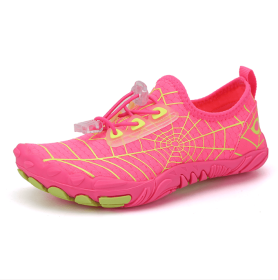 New children's fitness sports shoes outdoor beach swimming shoes upstream stream shoes (Color: Rose Color, size: 31)