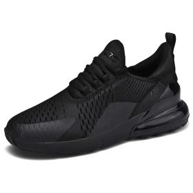 Mens Air Sports Running Shoes Breathable Sneakers Universal All Year Women Shoes Max 270 (Color: Black, size: 41)