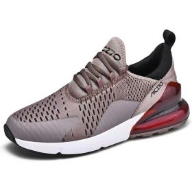 Mens Air Sports Running Shoes Breathable Sneakers Universal All Year Women Shoes Max 270 (Color: Khaki, size: 43)