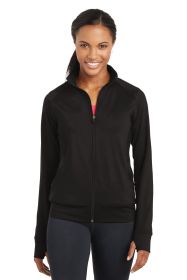 Sport-Tek &reg; Ladies NRG Fitness Jacket LST885 (Color: Black, size: L)